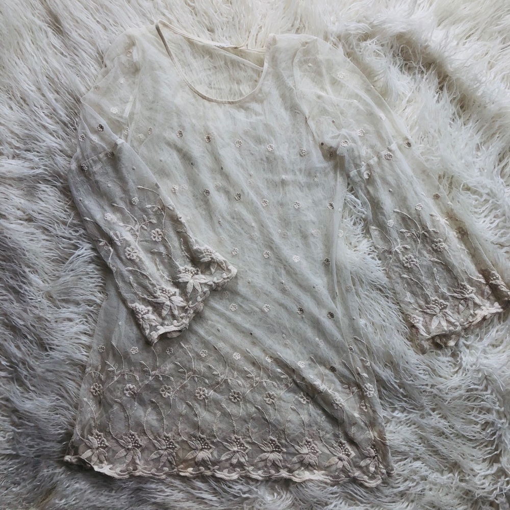 Sheer Lace Dress